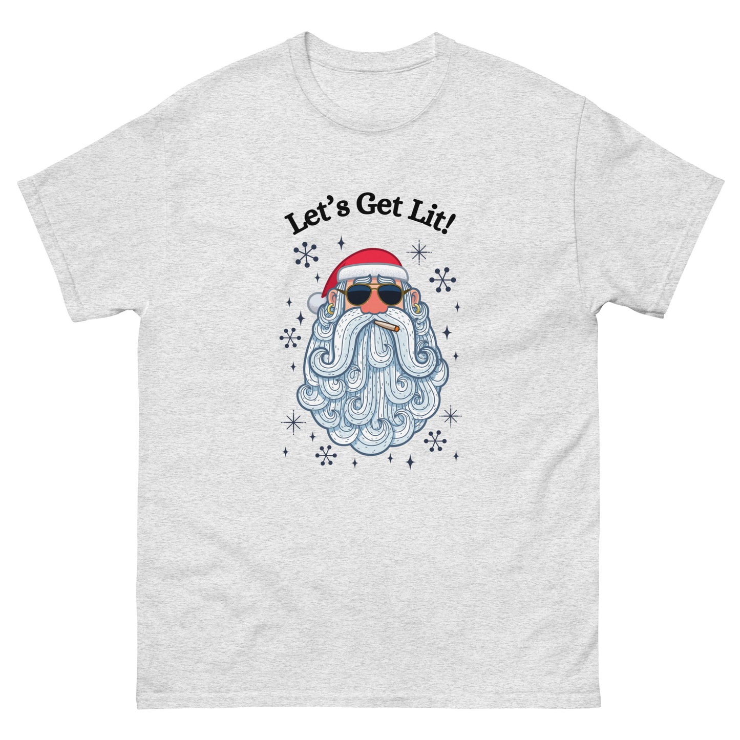 Let's Get Lit Santa Men's Classic Tee