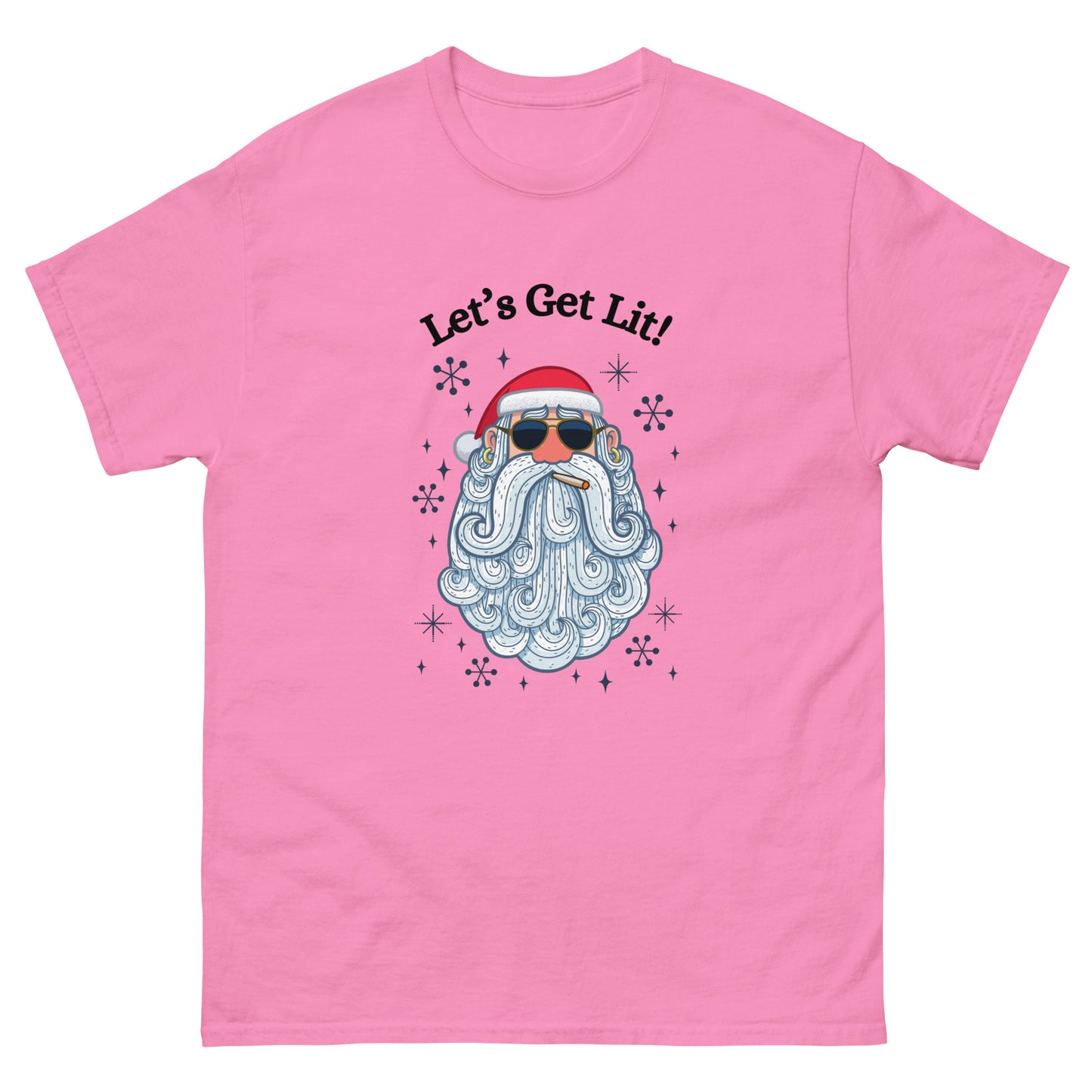 Let's Get Lit Santa Men's Classic Tee