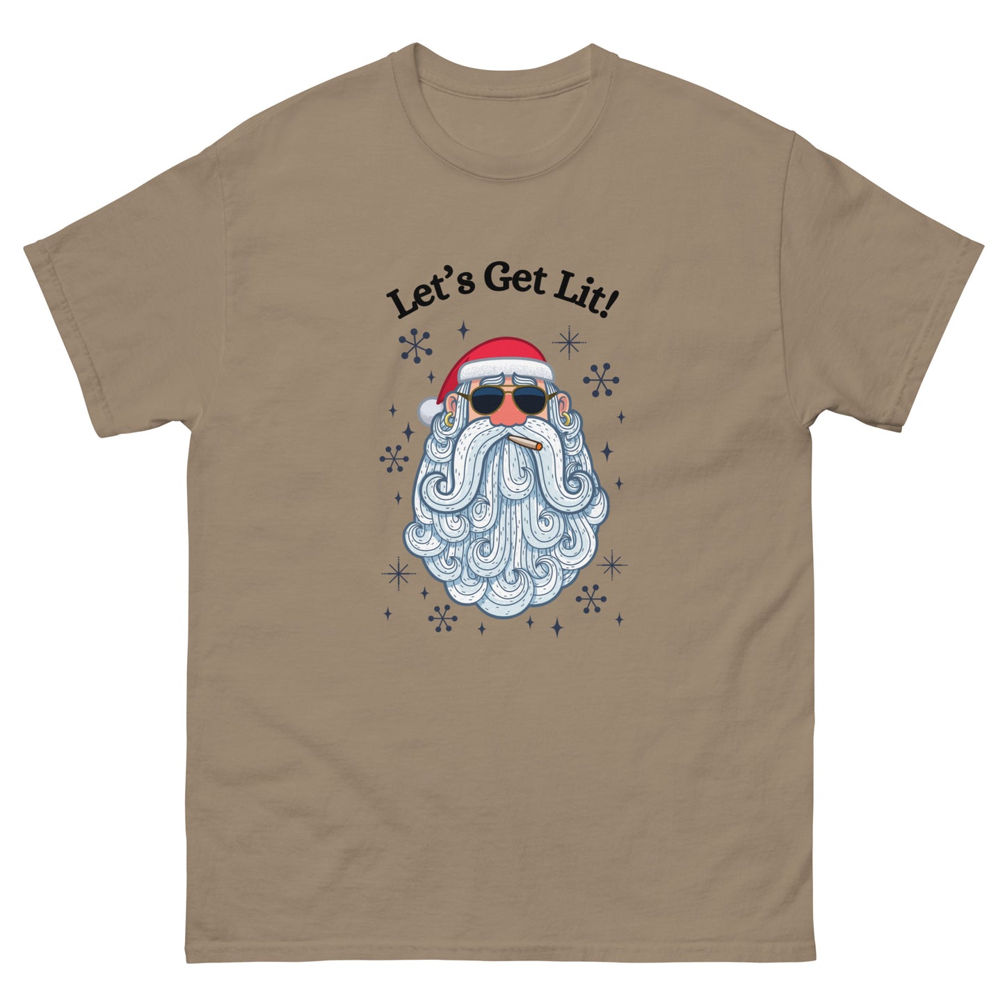 Let's Get Lit Santa Men's Classic Tee