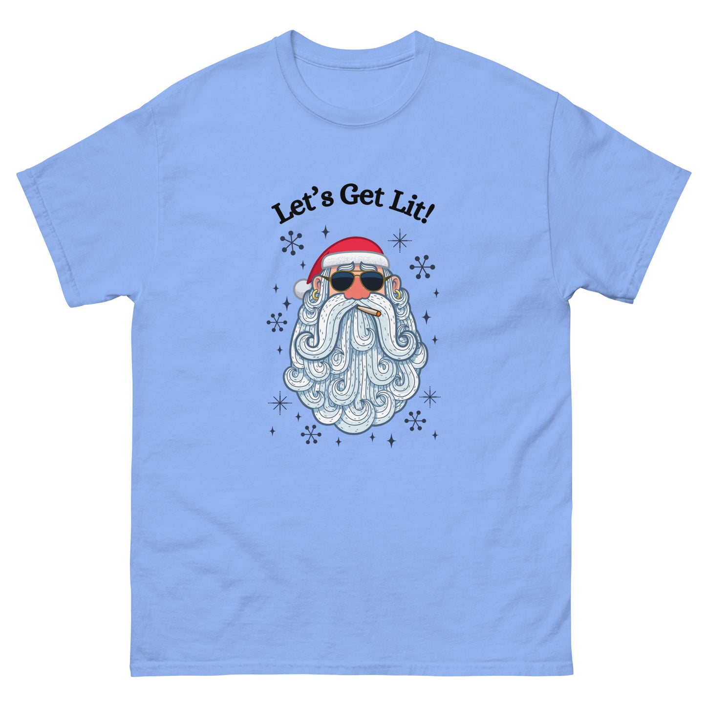 Let's Get Lit Santa Men's Classic Tee