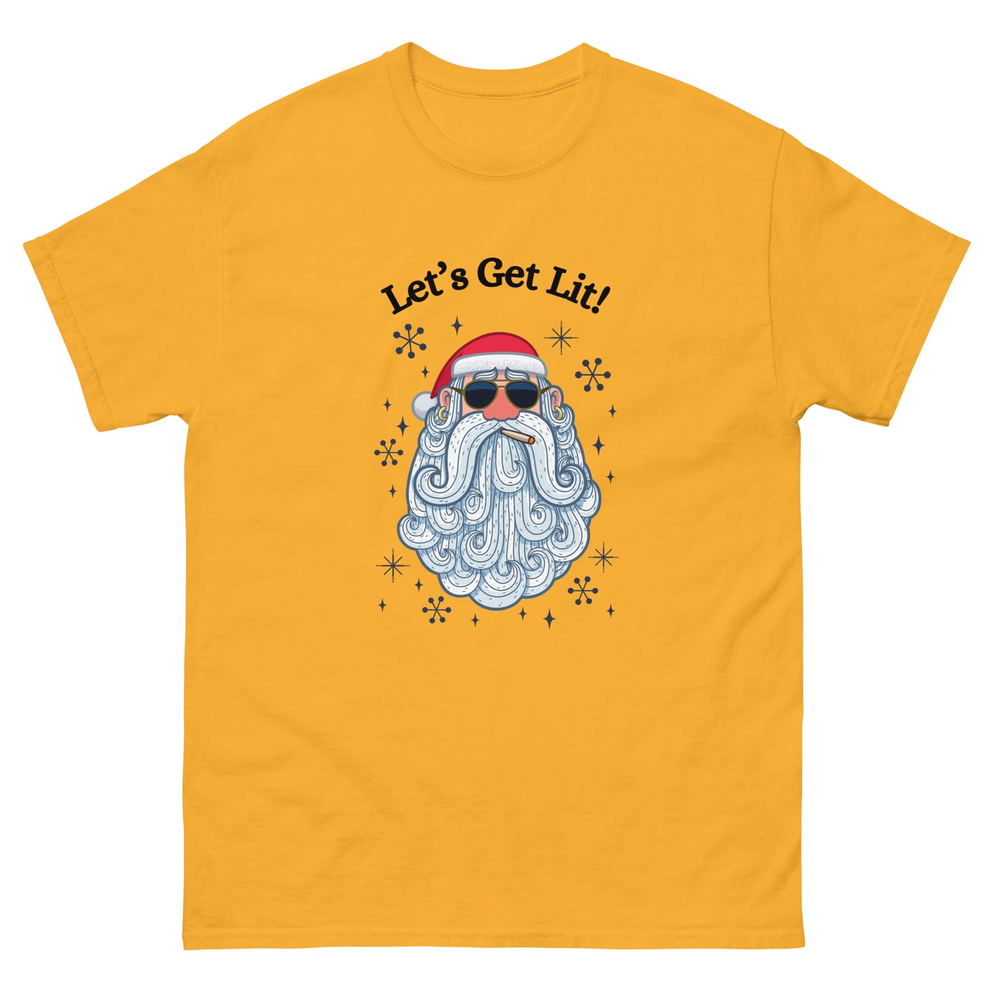 Let's Get Lit Santa Men's Classic Tee
