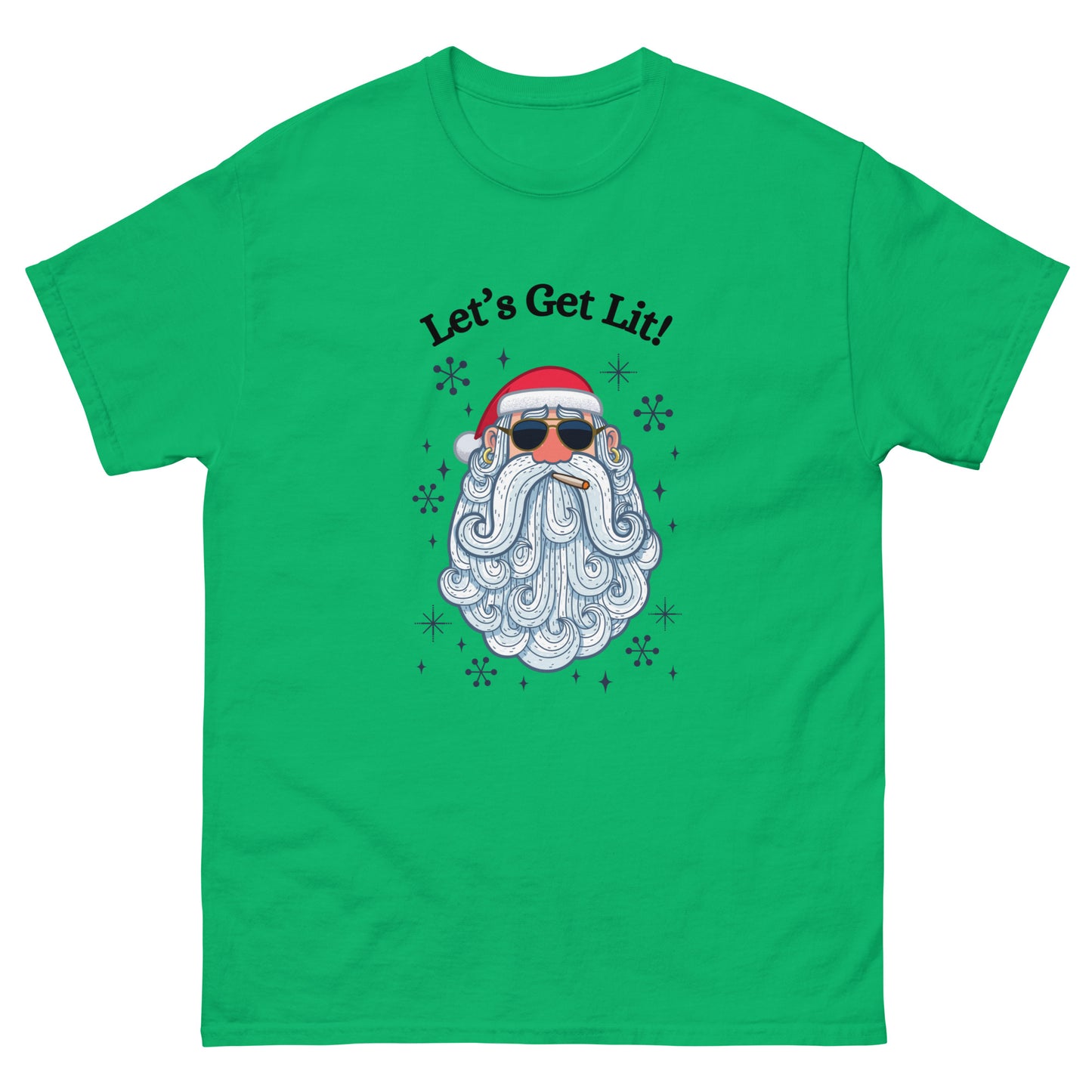 Let's Get Lit Santa Men's Classic Tee