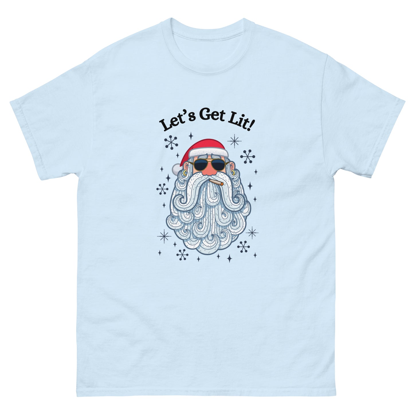 Let's Get Lit Santa Men's Classic Tee