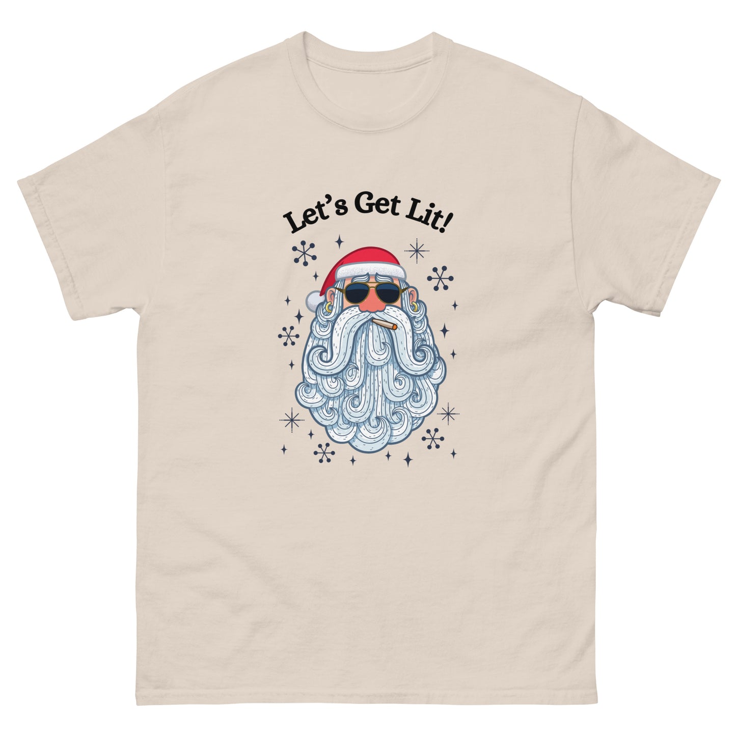 Let's Get Lit Santa Men's Classic Tee