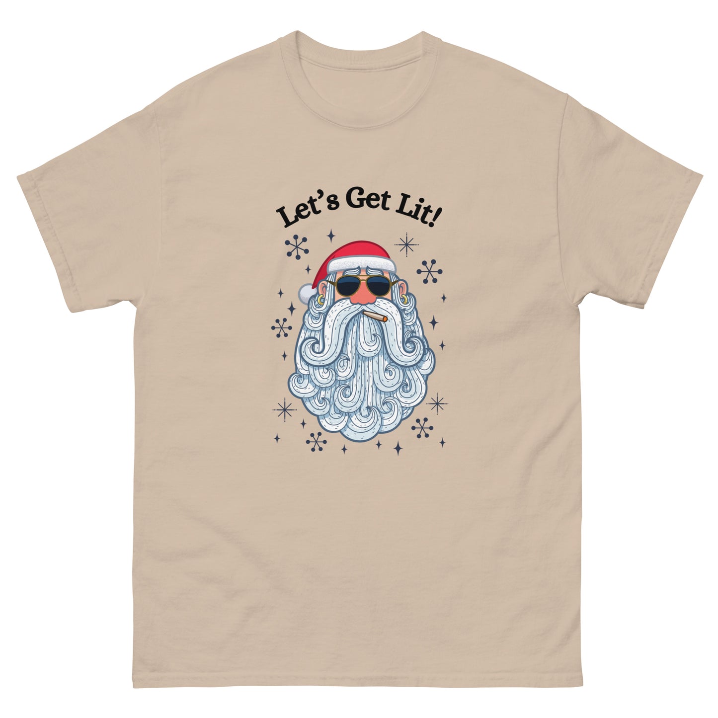 Let's Get Lit Santa Men's Classic Tee