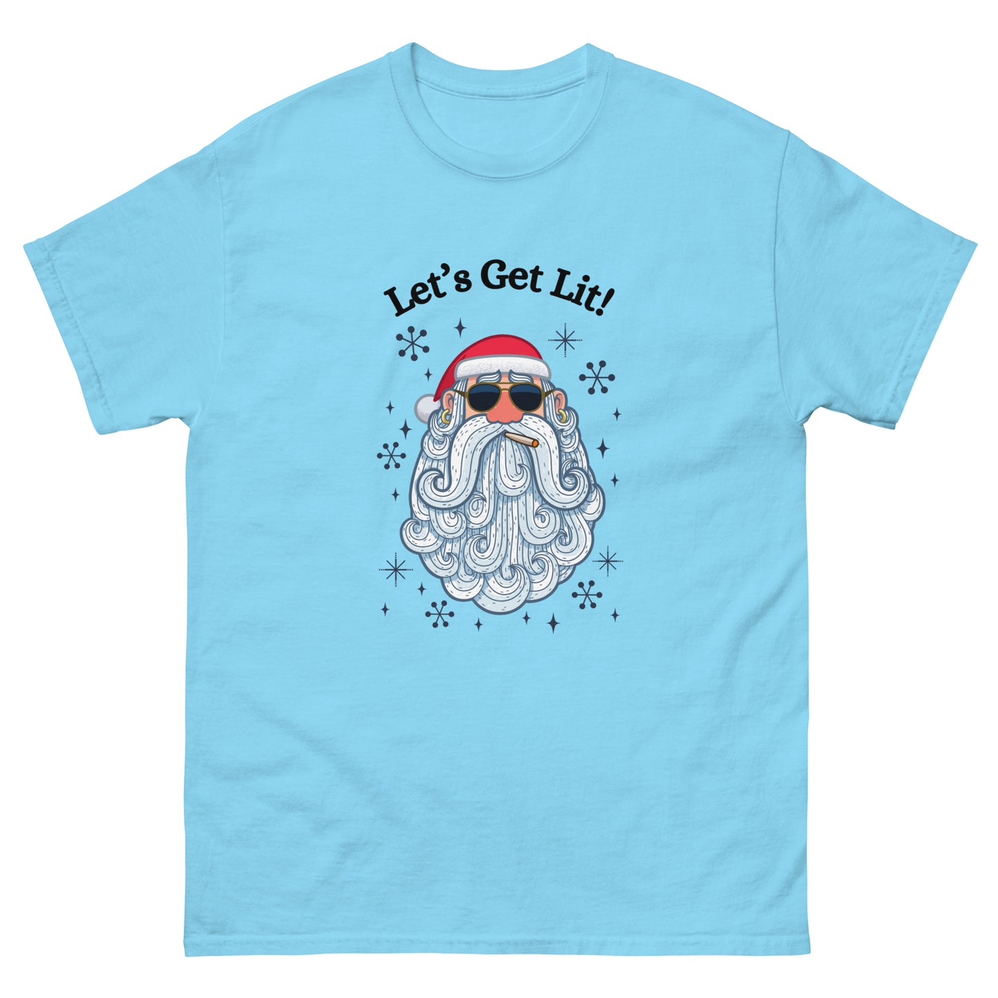 Let's Get Lit Santa Men's Classic Tee
