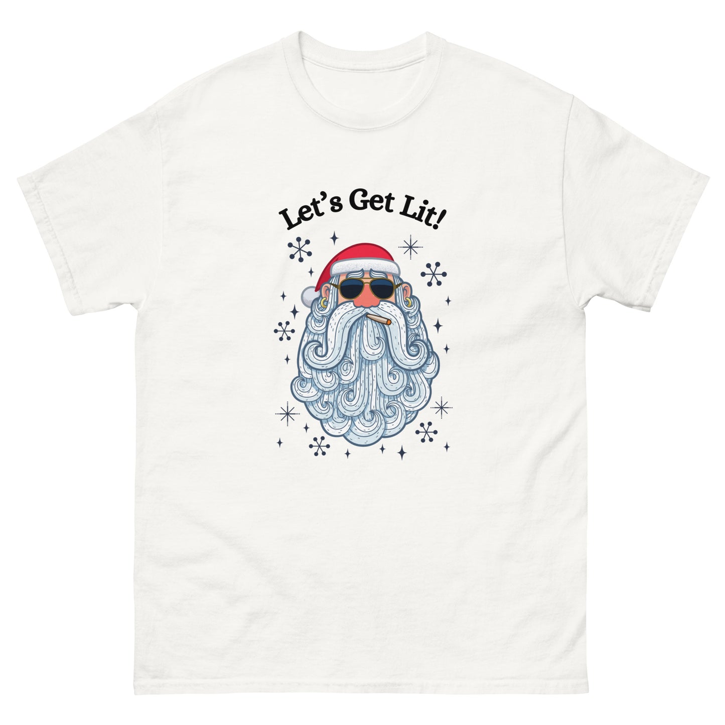 Let's Get Lit Santa Men's Classic Tee