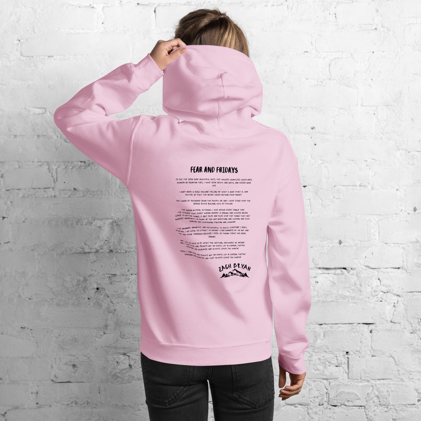 Zach Bryan Fear and Fridays Unisex Hoodie