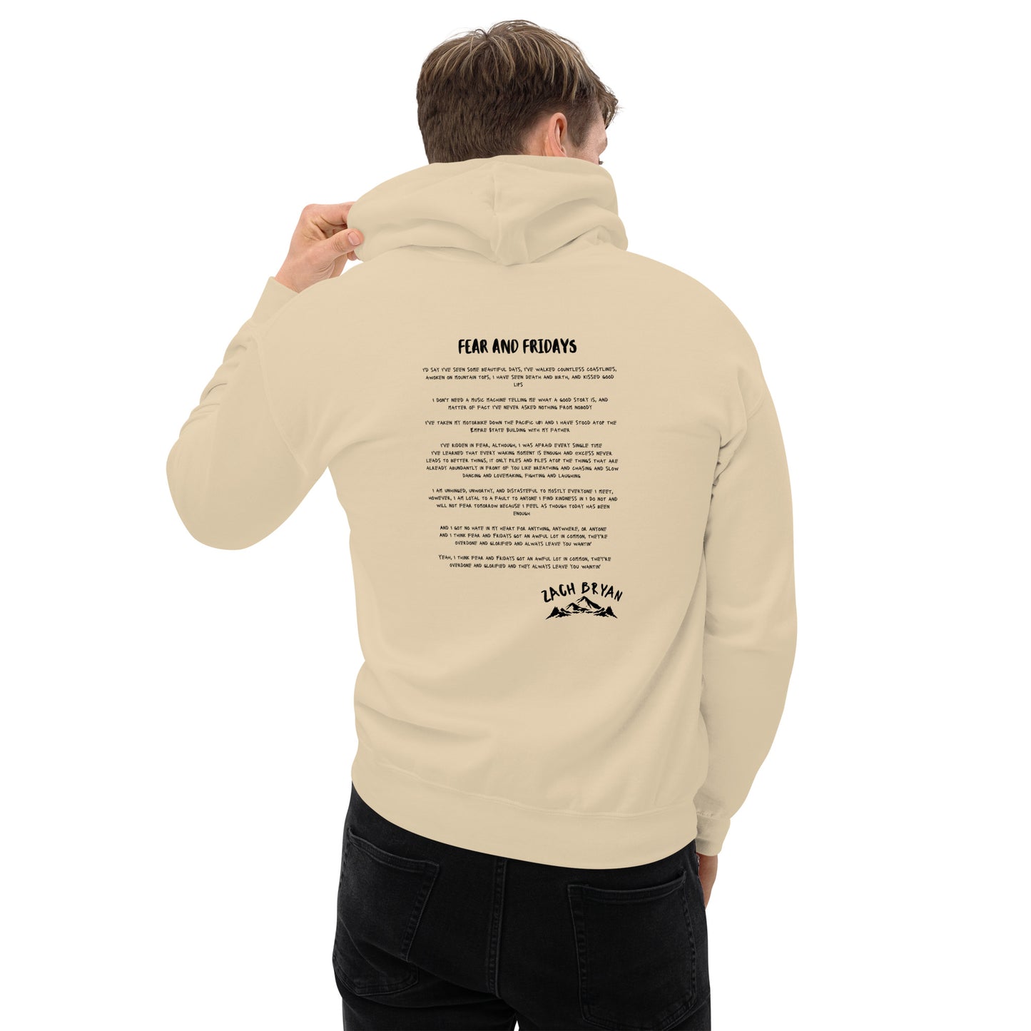 Zach Bryan Fear and Fridays Unisex Hoodie
