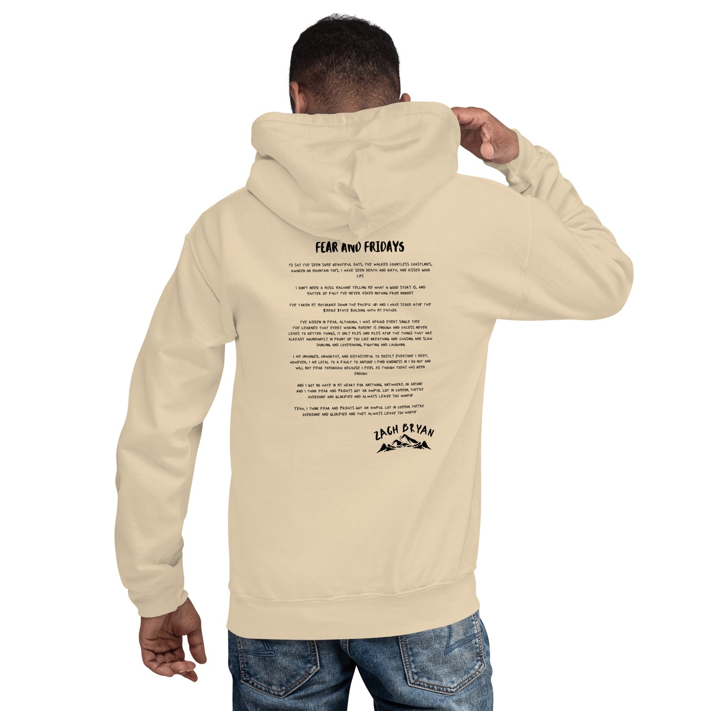 Zach Bryan Fear and Fridays Unisex Hoodie