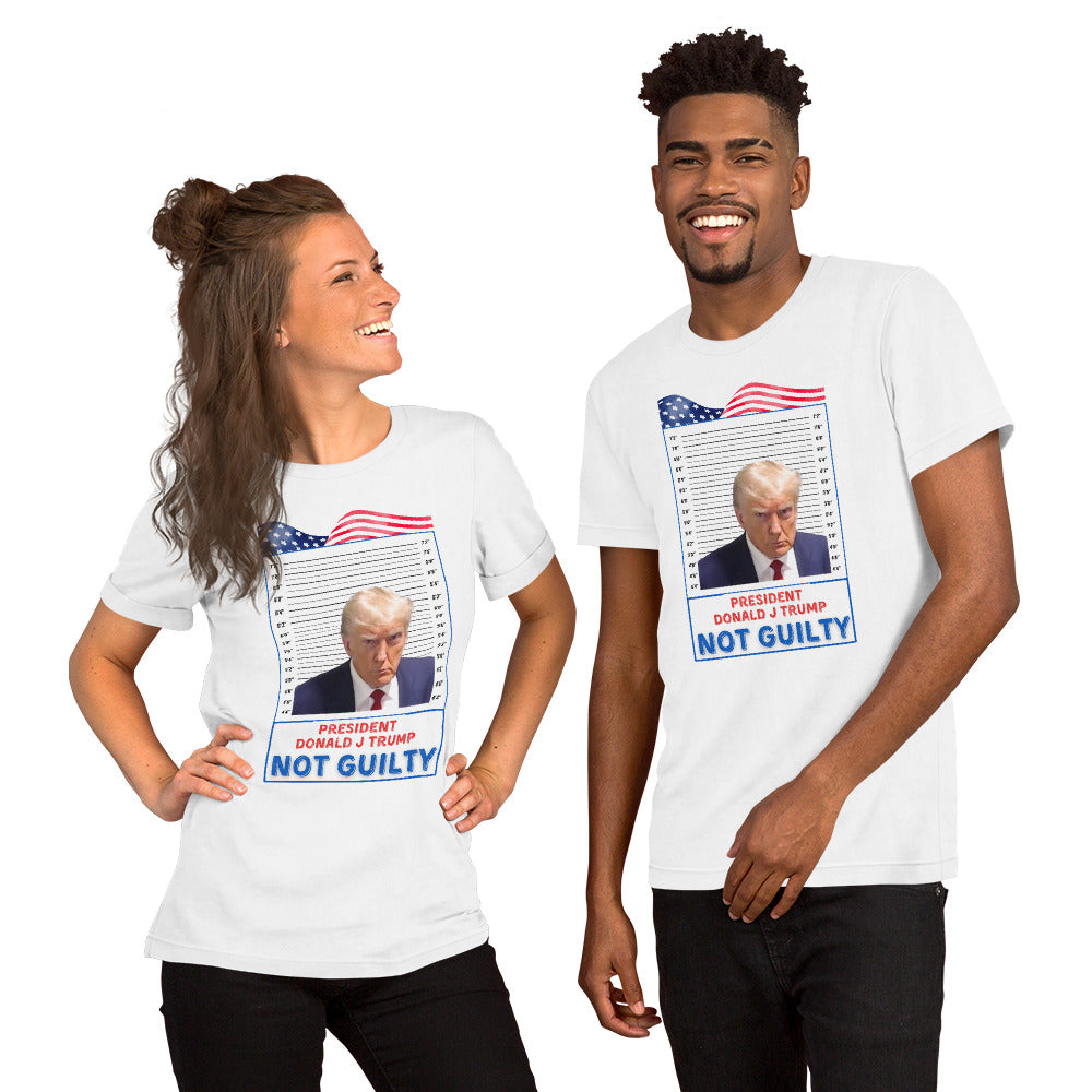 Trump Not Guilty Unisex T-shirt